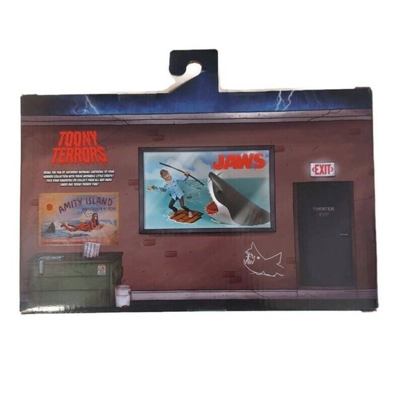 JAWS Toony Terrors Quint vs The Shark 6-Inch Action Figure 2-Pack Set Ages 17+ - Picture 5 of 5